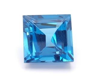 Large 20.72 Carat Natural London Blue Topaz Gemstone
