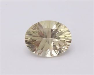 8.49 Carat Natural Lemon Quartz (Citrine) Gemstone; Loose
