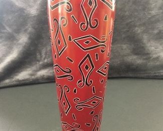 African Style Vase Heavy