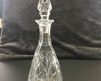 Vintage Princess House 24% Lead Crystal Decanter tall 15" Stopper 776 W Germany                                                       S-35
