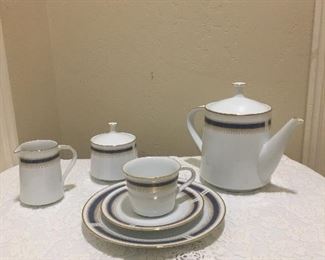 Noritake Blue Dawn 6611 Luncheon Tea Set