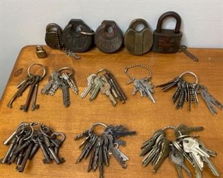Antique Vintage Keys and Padlocks