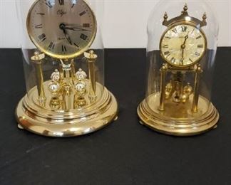 Vintage W Germany KIENINGER OBERGFELL WELBY Mechanical Dome Anniversary Clock