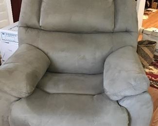 Recliner with phone charging station