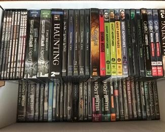 Dozens of paranormal DVD’s