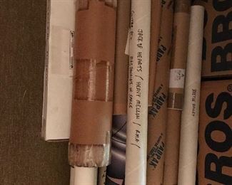 Some of the movie and music posters