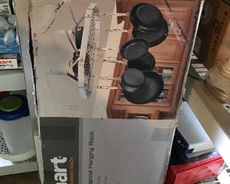 Two Cuisinart pot racks still in boxes