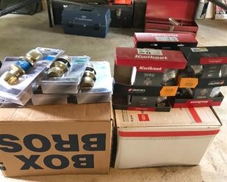 Door knobs new in boxes