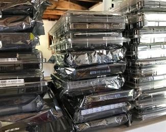 More of the hard drives