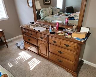 6 drawer dresser with  mirror 
 Sumter Cabinet Co 