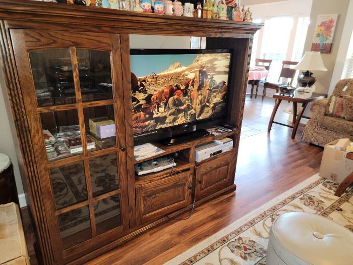 Entertainment Cabinet and Vizio TV