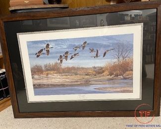 Limited Edition Signed Print "Husker Honkers" by ED WARDS 1/50