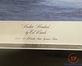Limited Edition Signed Print "Husker Honkers" by ED WARDS 1/50