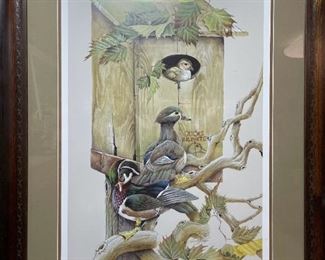 DUCKS UNLIMITED Limited Edition Signed Lithograph "Next Generation" by ART LAMAY