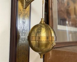 THWAITES & REED England Sir Francis Drake Gravity Clock/Mystery Clock for FRANKLIN MINT