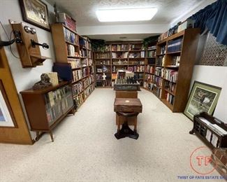 Large Library of Books