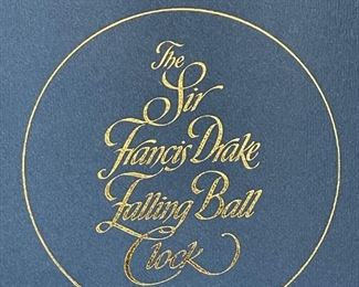 THWAITES & REED England Sir Francis Drake Gravity Clock/Mystery Clock for FRANKLIN MINT