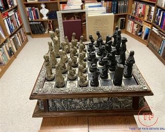 Vintage Cowboy and Indians Chess Set