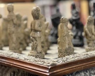 Vintage Cowboy and Indians Chess Set