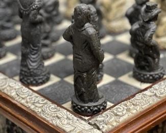 Vintage Cowboy and Indians Chess Set