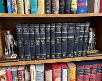 Vintage Danbury Mint Grant and Lee Civil War Bookends