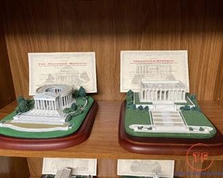 DANBURY MINT US Memorial / Building Miniatures