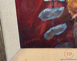 Original Oil on Canvas by HARRY SNYDER