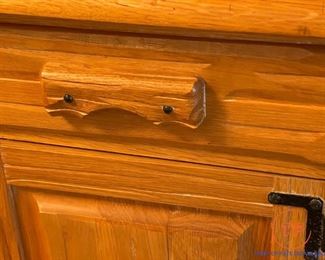 RANCH OAK by Brandt Furniture - Buffet and Cupboard / Hutch