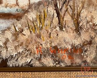 Original Oil on Canvas by HAROLD WILKINS