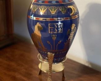 FRANKLIN MINT The Golden Vase Of Bast By Roushdy Iskander Garas