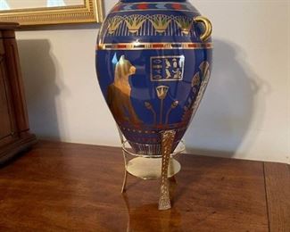 FRANKLIN MINT The Golden Vase Of Bast By Roushdy Iskander Garas