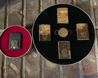 D DAY Commemorative 50th Anniversary ZIPPO Lighter Sets