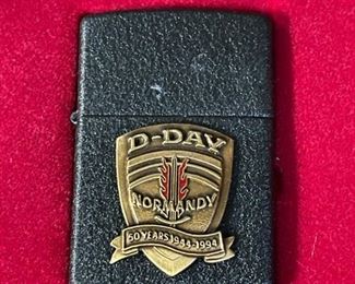 D DAY Commemorative 50th Anniversary ZIPPO Lighter Sets