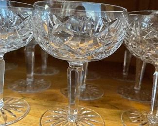 WATERFORD Crystal GLENGARRIFF Coupe Champagne Glasses 