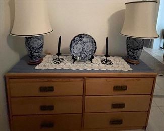 Dresser, Table Lamps