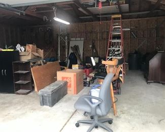 garage items office chir ladder 