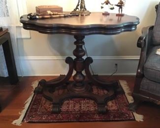 Ornate Antique Lamp Table