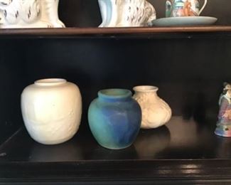 Small Rookwood and Van Briggle Pottery