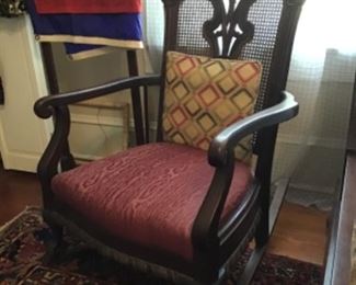 Cane back Rocking Chair