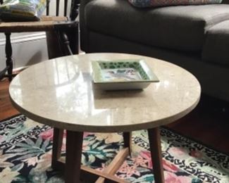 Mid Century Marble Top Table