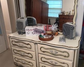 Dixie style dresser and nightstand $200