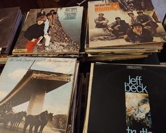 Over 1000 Vintage Albums and 45 Records