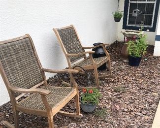 Outdoor rocking chairs
