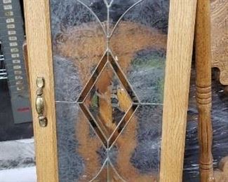 (4) Stain Glass Cabinet Doors with Hardware $395 for all 