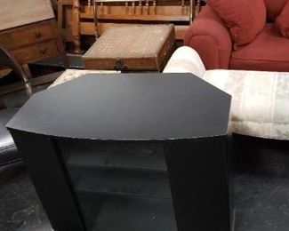 Black Matte TV stand Cabinet on Wheels WAS $95 NOW $80