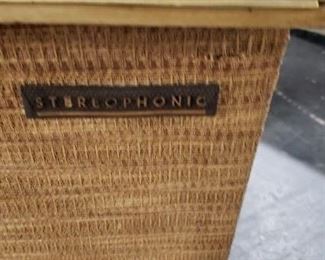 Olympic Model #692 MCM High Fidelity Stereophonic Am Fm Phono Combo Console Cabinet Call