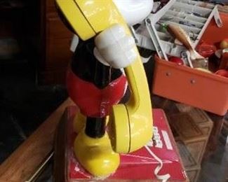 Vintage Mickey Mouse Phone (has some damage) $75 