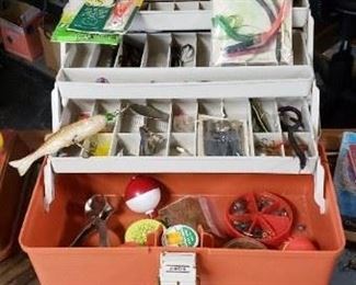 Vintage Plano Tackle Box with Contents in box only $50 
