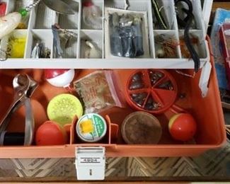Vintage Plano Tackle Box with Contents in box only $50 