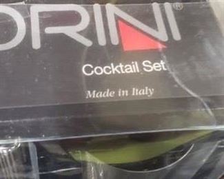Pedrini Cocktail Set New in Box Made in Italy $30